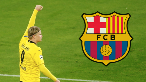 Prometen contratar a Haaland en el Barcelona