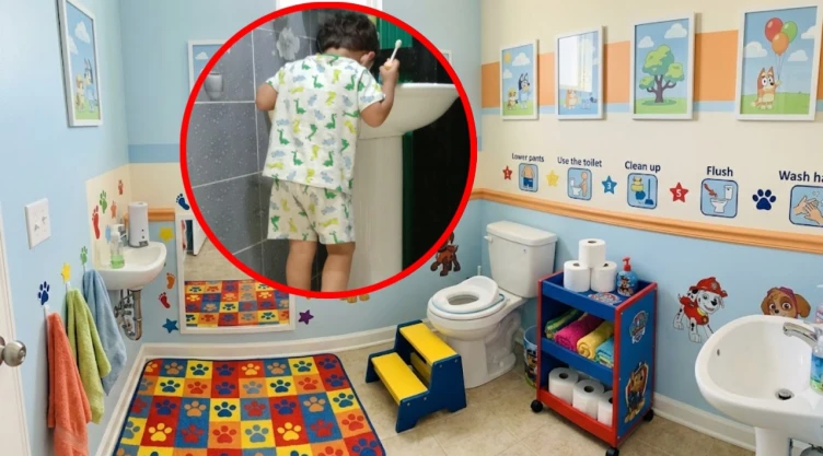 3 ideas para decorar el baño de ‘Paw Patrol’ o ‘Bluey’ para que los niños aprendan a ir solos