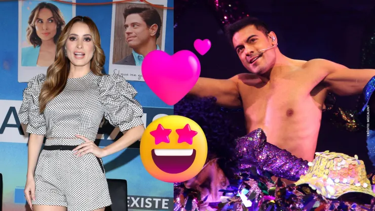 VIDEO: Cynthia Rodríguez impacta a todos en el concierto de Carlos Rivera.