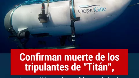 OceanGate confirmó la muerte de los pasajeros que viajaban dentro del submarino para explorar el Titanic