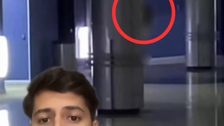 Extraña figura captada en cine de Mexicali