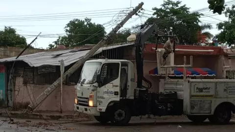 Turbonada en Mérida deja afectaciones_ FOTOS