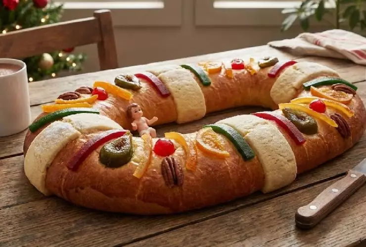¿Rellena o sencilla? Así nace la tradicional Rosca de Reyes