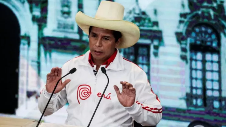 Pedro Castillo, presidente de Perú