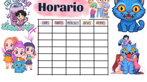 Horarios escolares de los Saja Boys