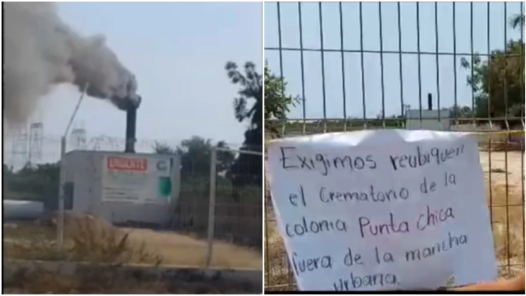 Vecinos de Manzanillo, Colima denuncian malos olores por crematorio