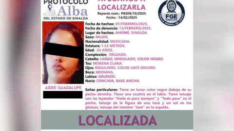 Localizan a Aidee Guadalupe sin vida