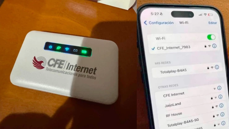 internet móvil de la CFE