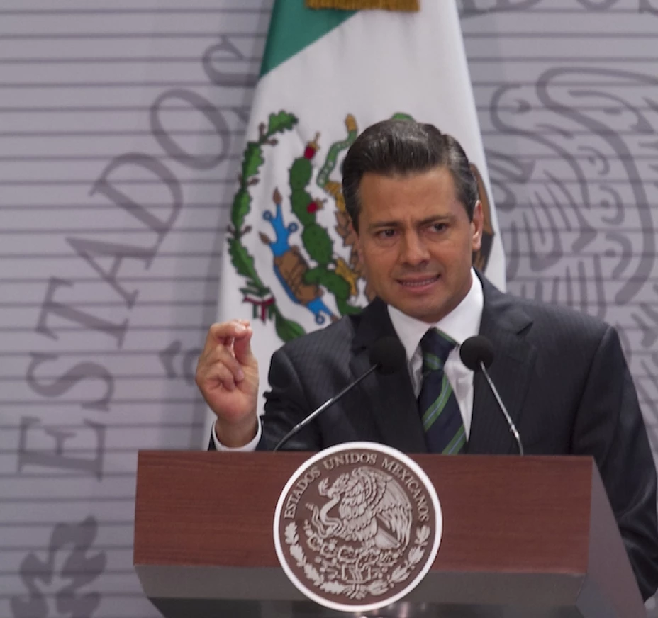 El presidente Enrique Peña Nieto