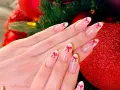 39 ideas de uñas rojas para Navidad
