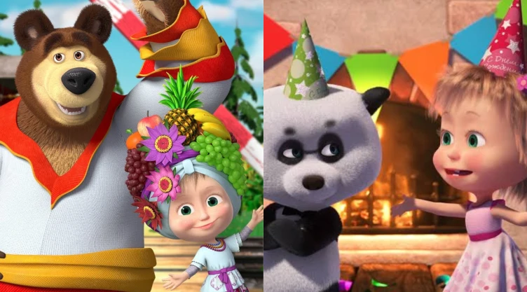 4 capítulos de Masha y el Oso para tener una tarde activa con los niños y que no se aburran