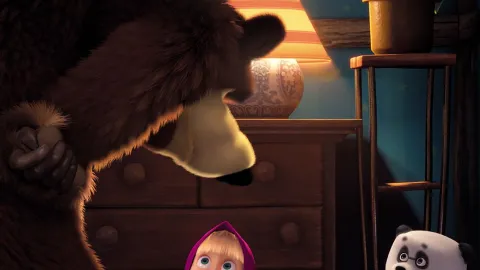 Masha y el Oso y Bluey superen la timidez
