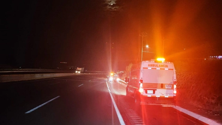 accidente autopista México-Puebla 12 de enero