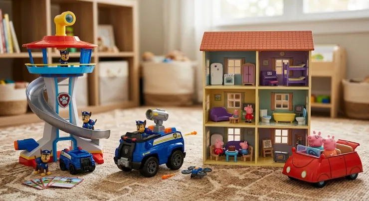 Paw Patrol Peppa Pig reducir el estrés