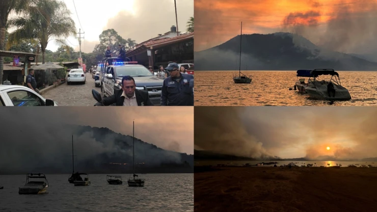 Controlan 3 incendios forestales en Valle de Bravo