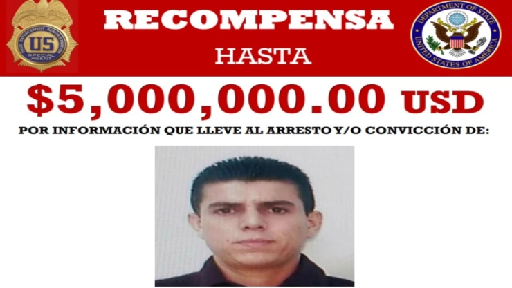 El gobierno de Estados Unidos ofrece una recompensa de hasta 5 millones de dólares por Juan Carlos González Valencia.