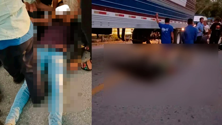 Accidente tráiler Chilón