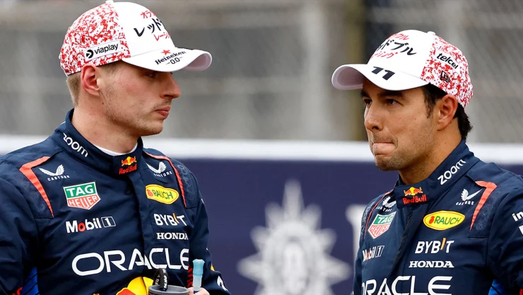 Verstappen y Checo Pérez