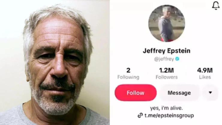 Jeffrey Epstein cuenta TikTok