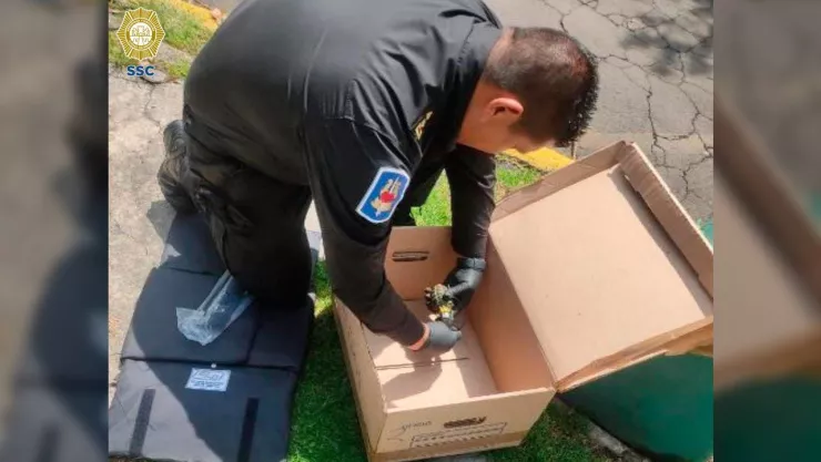 Localizan granada en Lomas de Chapultepec