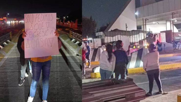Cierran la México-Puebla: Exigen búsqueda de Dulce Arriaga con bloqueo caseta de San Marcos