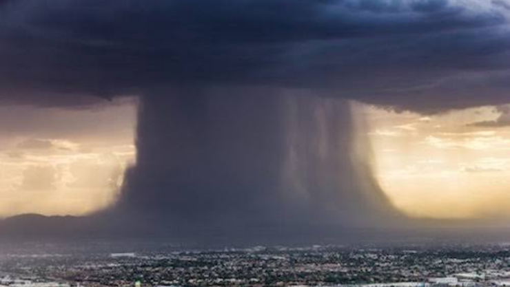 que es un downburst y por qué afecta a Nuevo León