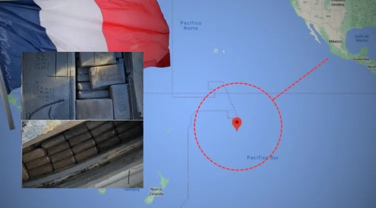 Francia intercepta velero mexicano con toneladas de droga y confirma ruta del narco en el Pacífico