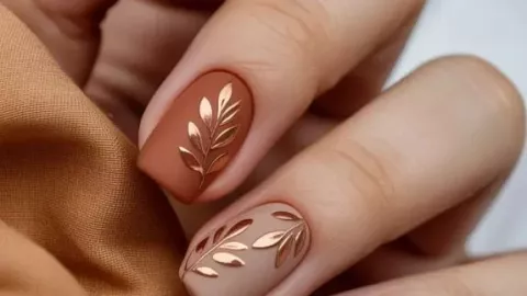 Ideas de diseños de uñas para otoño