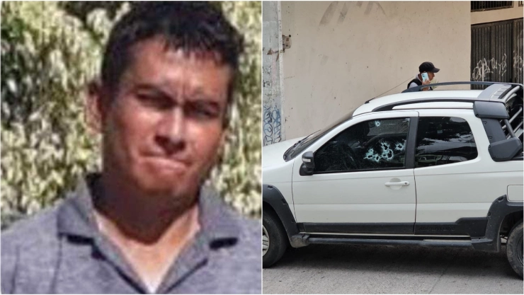 Una mujer que lo acompañaba en la camioneta resultó herida.