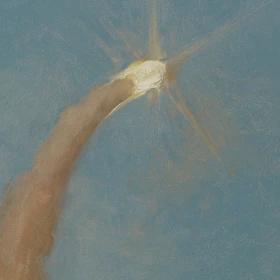 Juan Carlos del Valle, Another Kind of Light II, óleo sobre tela, 25 x 30 cm