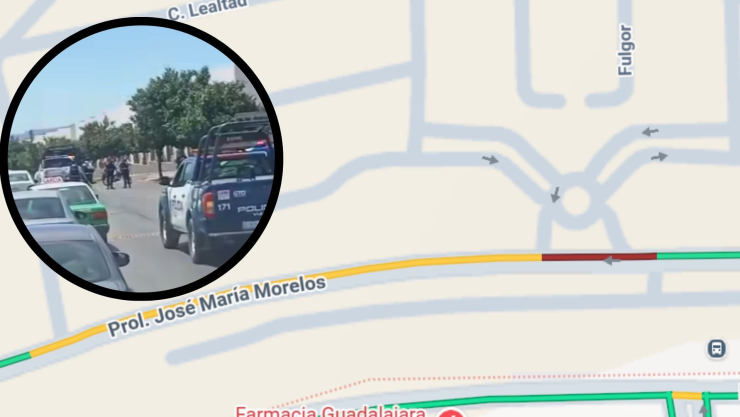 Accidente bulevar Morelos León Gto hoy 8 de abril