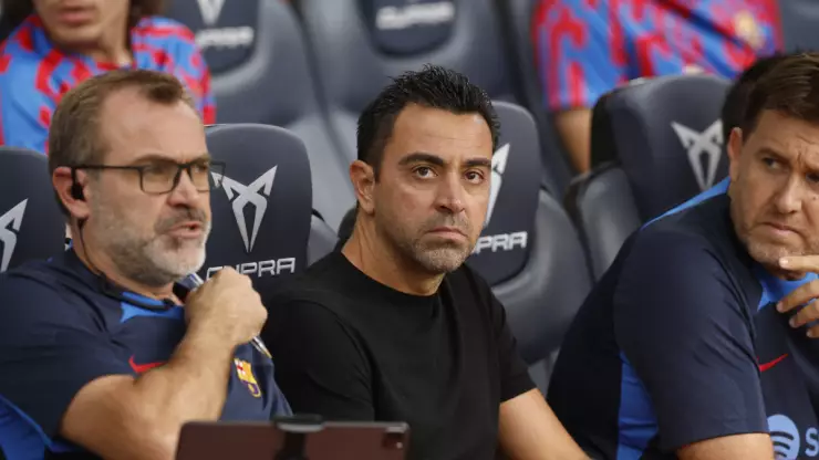 Xavi Hernández, técnico del Barcelona