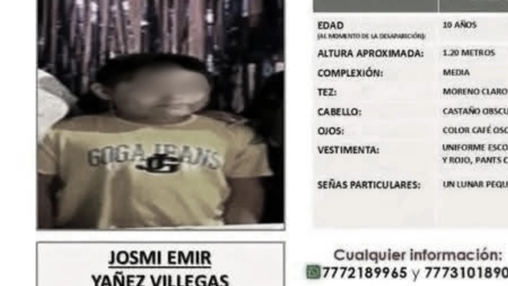 Encuentran sin vida a Josmi Emir Yánez Villegas