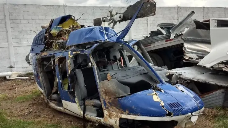 Detenido por caida de helicóptero Sultepec