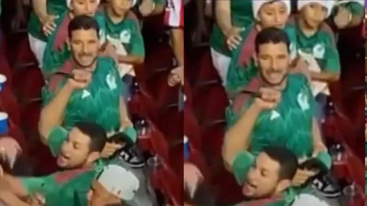 Aficionado apuñaló a otro en partido México vs Qatar