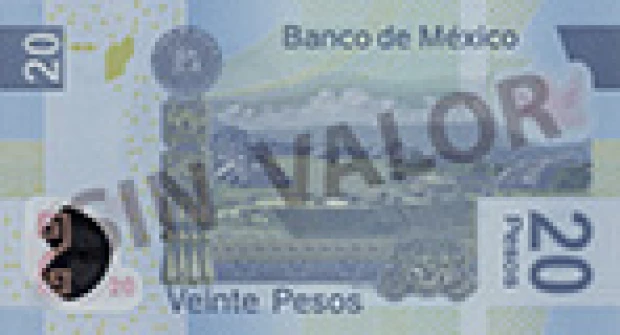 Billete de 20 pesos