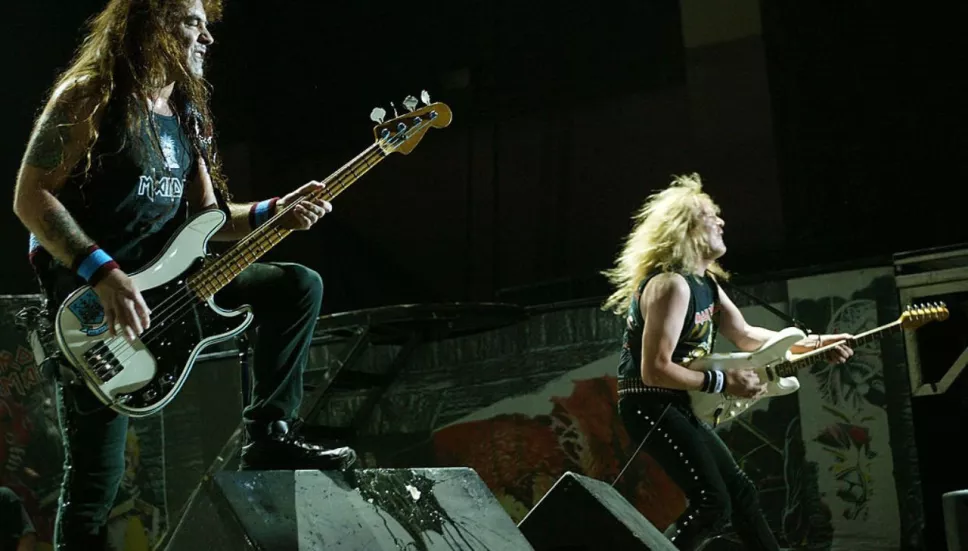 Iron Maiden en concierto en México