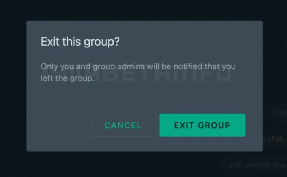 Ya podrás salirte de los grupos de WhatsApp sin que se note