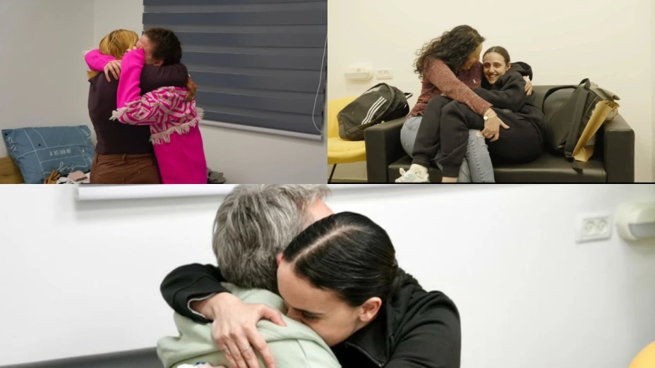 Tras más de 400 días de cautiverio, las tres jóvenes quedaron liberadas de Hamás.