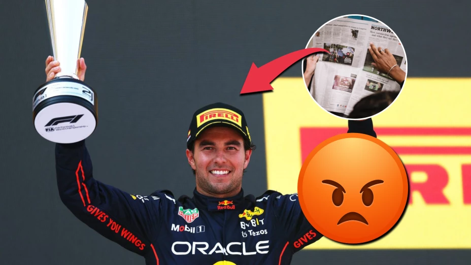 Prensa europea le quita prestigio a Checo Pérez