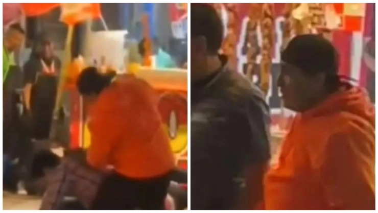 se viraliza golpiza dentro de la Feria de Puebla 2025