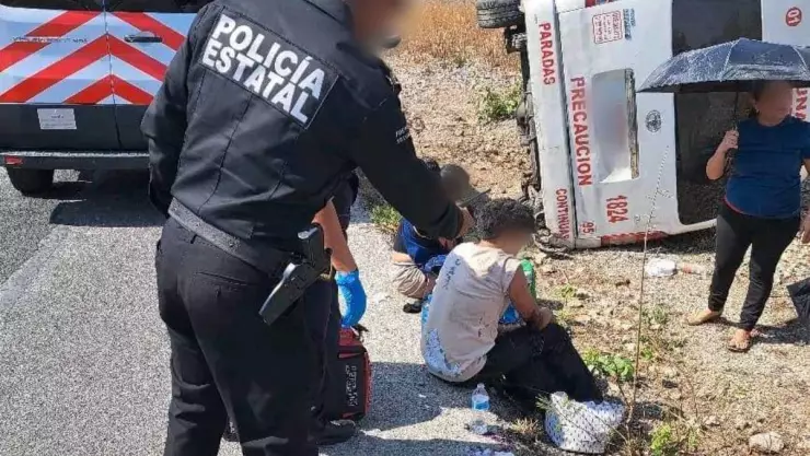 vuelca avan ruta muna heridos.