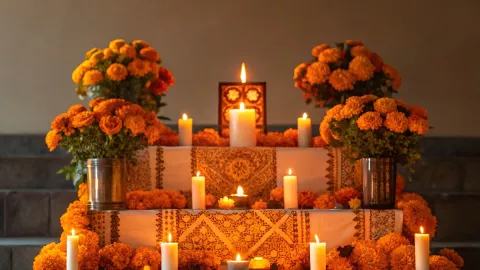 Día de Muertos: Actividades del Encuentro Estatal Entre Vivos y Muertos en Puebla