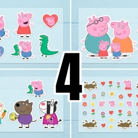 4 ideas de stickers de Peppa Pig para decorar el cuarto o mochila de un fan de esta caricatura