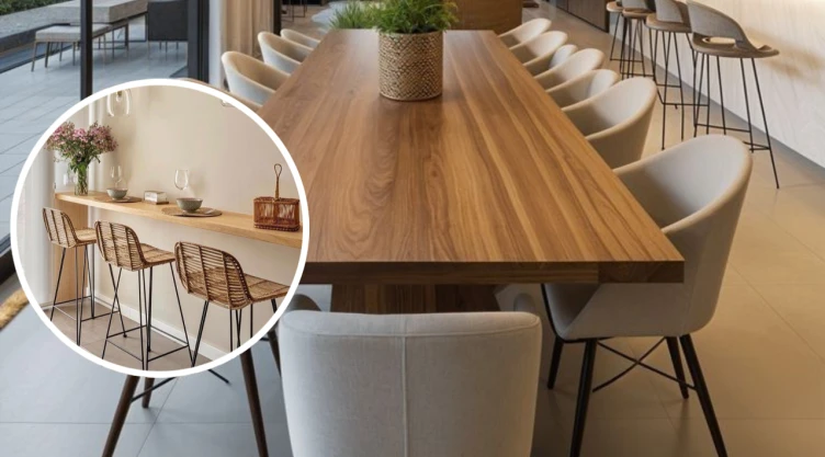 4 opciones para reemplazar la tradicional mesa rectangular del comedor por alternativas más funcionales y aesthetic