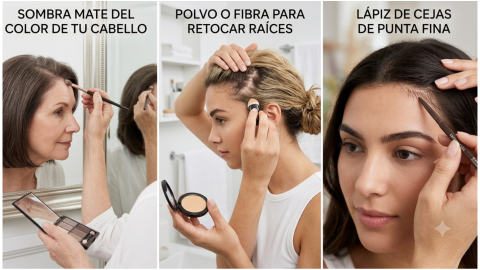 Maquillar nacimiento del cabello