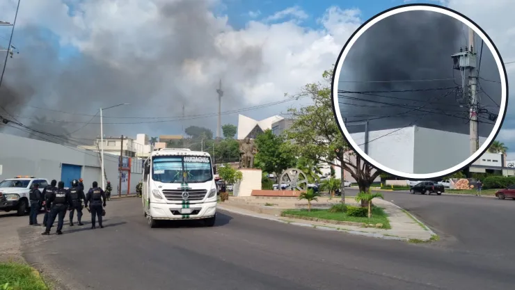 Incendio en Colegio de Culiacán