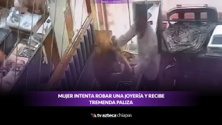 Mujer lanza especias picantes para robar joyas, pero todo sale mal