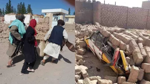 7 terremotos en Afganistán dejan al menos 15 personas muertas