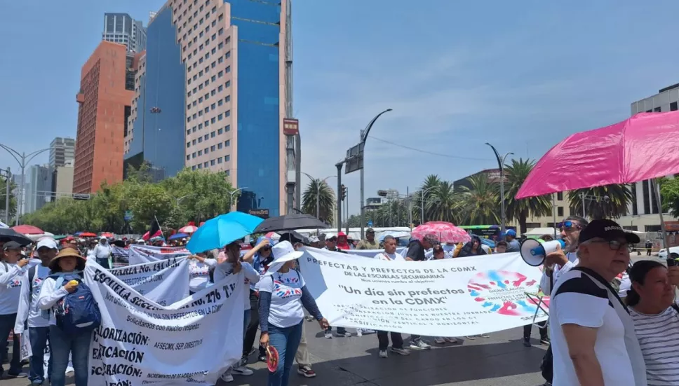 Bloqueos CDMX hoy por integrantes de la CNTE  y colectivos